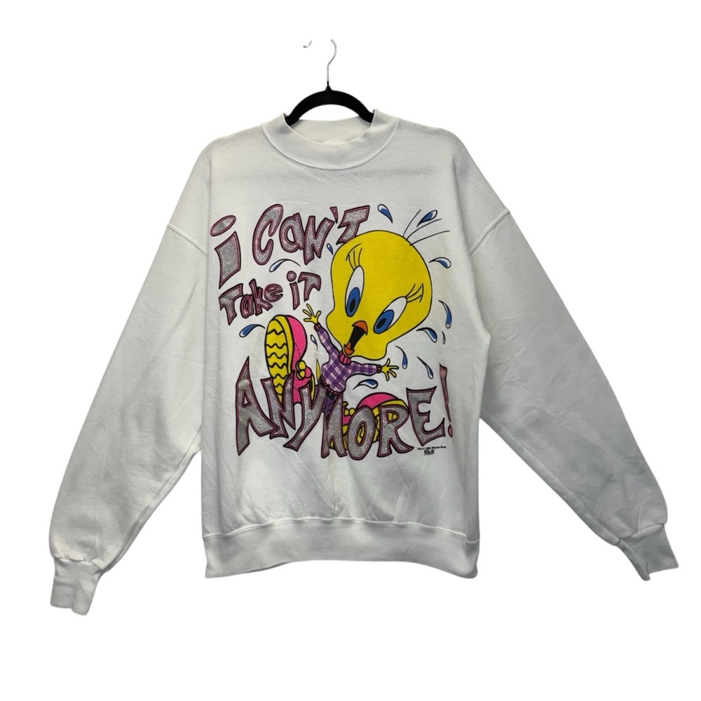 Looney Tunes Vintage 1995 RARE Tweety Bird “I Can’t Take It Anymore” Sweatshirt